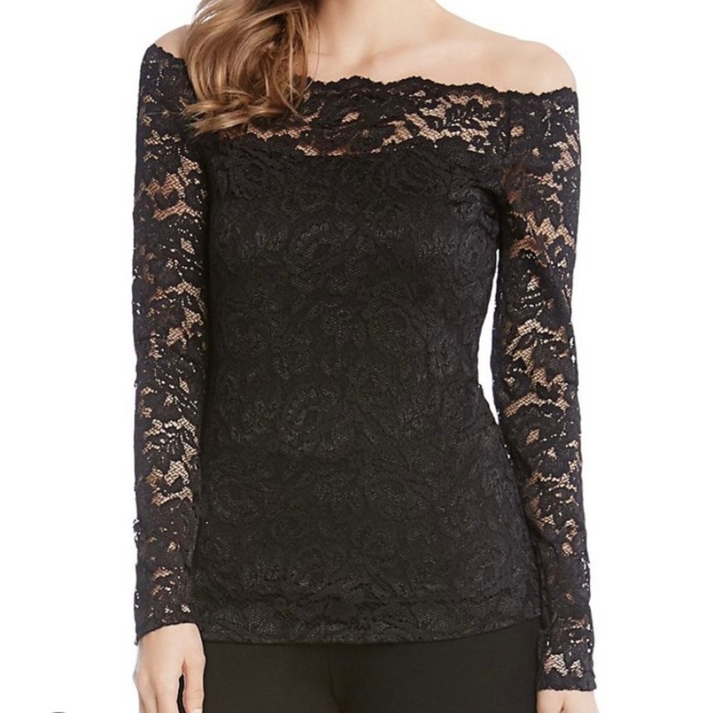 Lace Off Shoulder Top 🖤